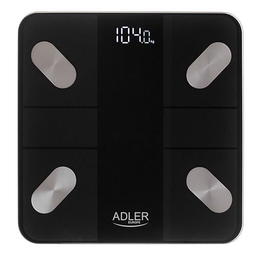 Весы напольные умные Adler AD 8186 max 180 кг Black (45c855eb)