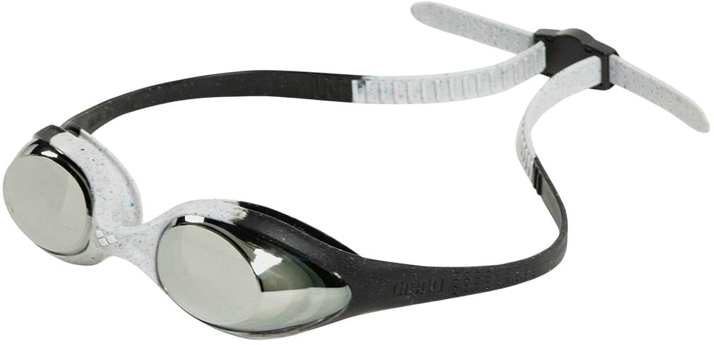 Окуляри для плавання дитячі Arena SPIDER JR MIRROR Чорно-білий (1E362-901)