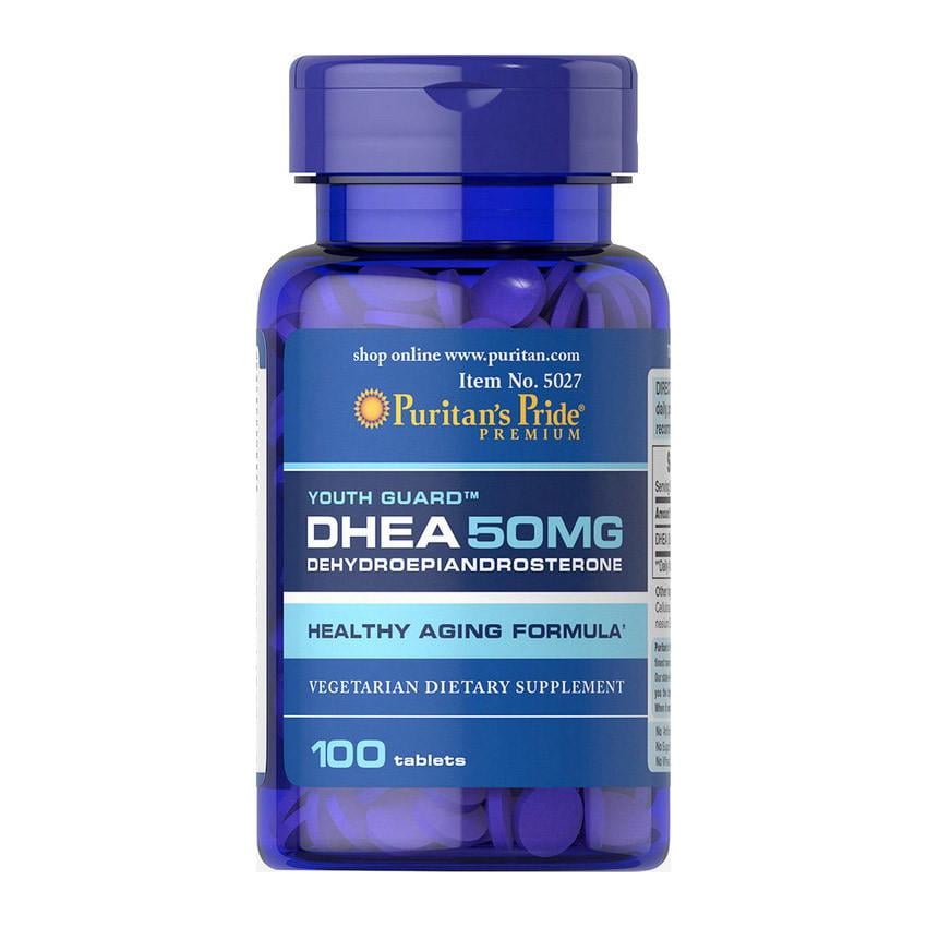 Дегидроэпиандростерон Puritan's Pride DHEA 50 мг 100 капс. (09863-01)