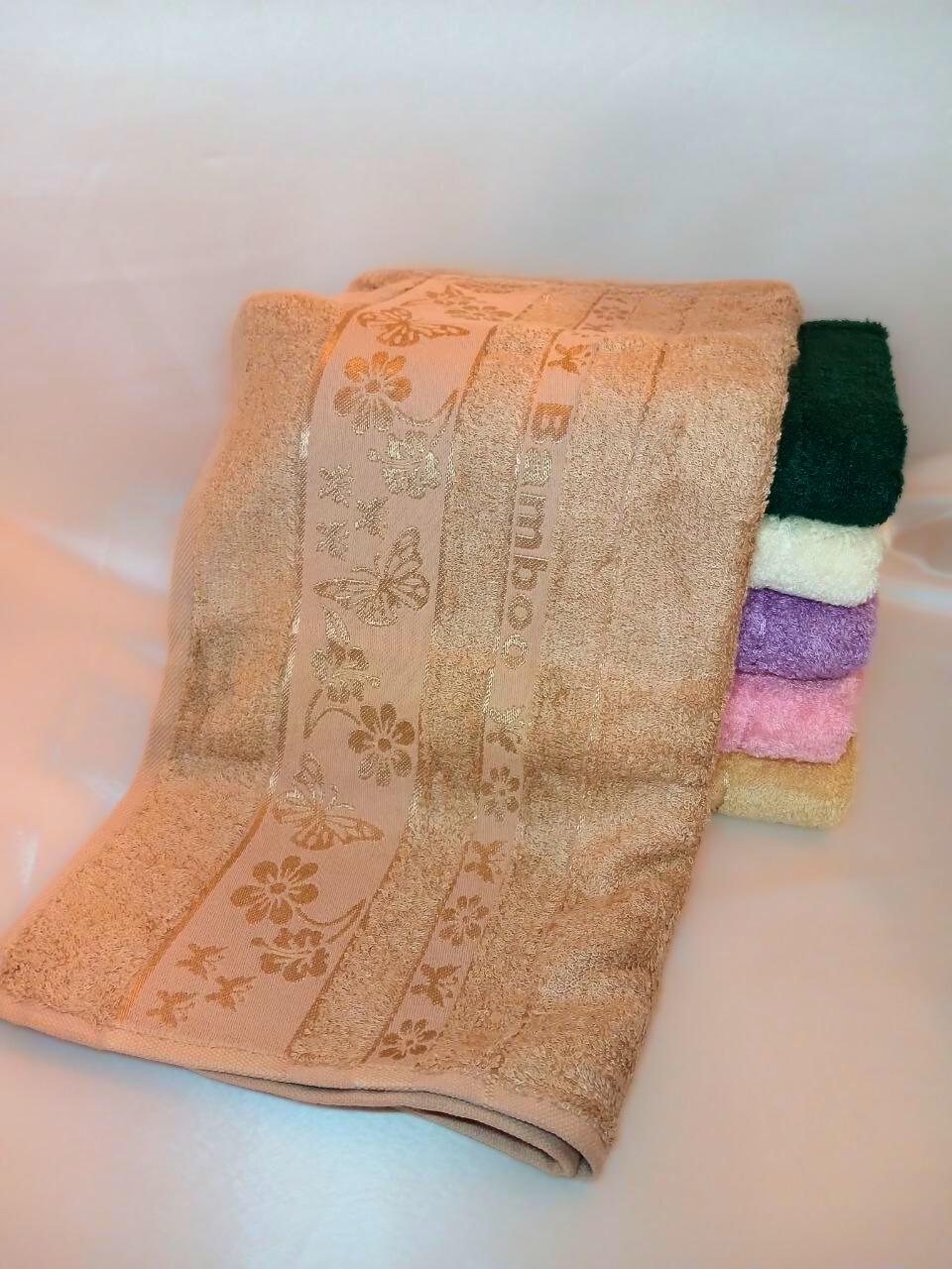 Рушник бамбуковий Cotton Area Bamboo 50х90 см Бежевий (12742) - фото 2 Рушник бамбуковий Cotton Area Bamboo 50х90 см Бежевий (12742) - фото 2