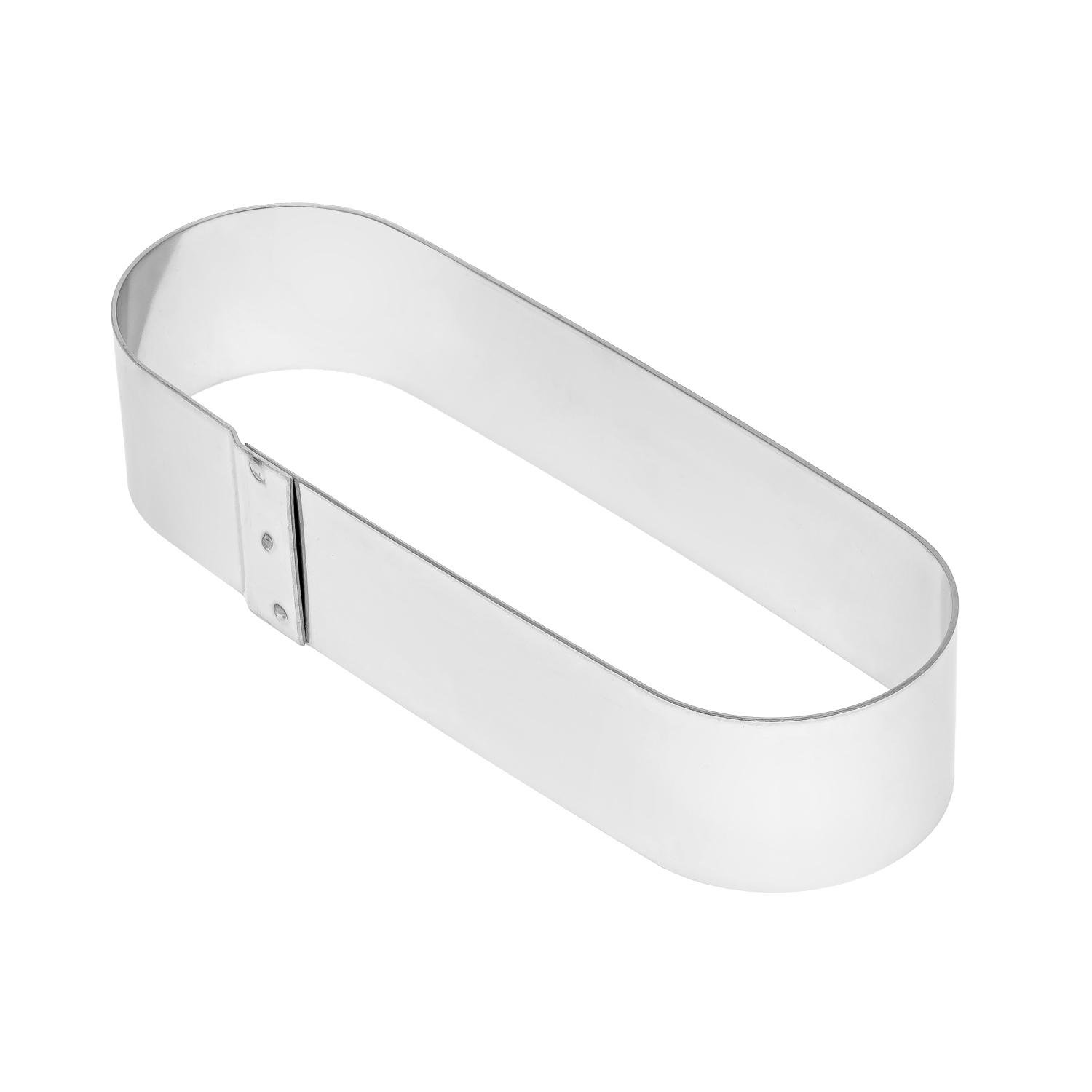 Металлические овальные формочки порционные для эклеров/пирожных/тарталеток 12х4х2,5 см 4 шт. (87231) - фото 12