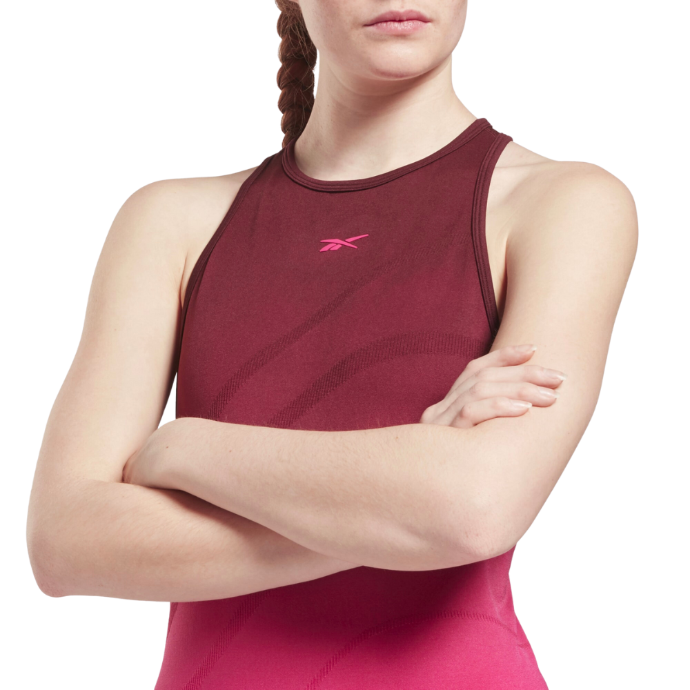 Майка жіноча Reebok UNITED BY FITNESS SEAMLESS GT3177 XS Бордовий - фото 4