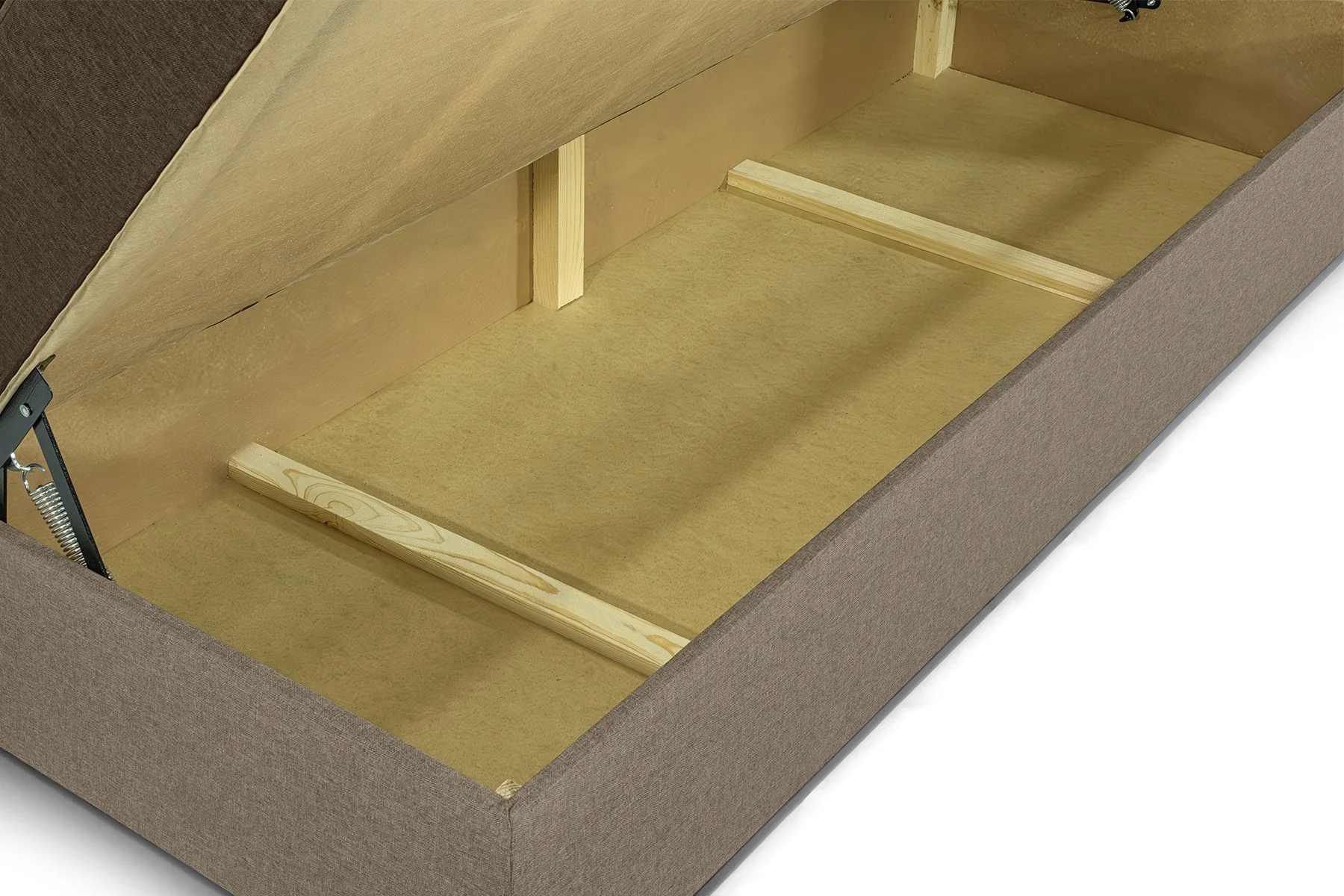 Диван-кровать Волна 198х80 см Коричневый с бежевым (25484940) - фото 5