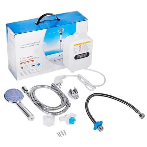 Водонагрівач-душ електричний термостатичний із терморегулятором AQUA-JET 3,5 кВт (RX-021) - фото 7