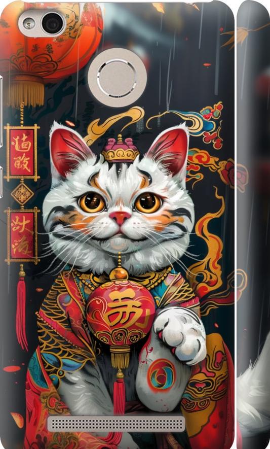 Чехол на Xiaomi Redmi 3s China Cat v2 (6135m-357-42517)