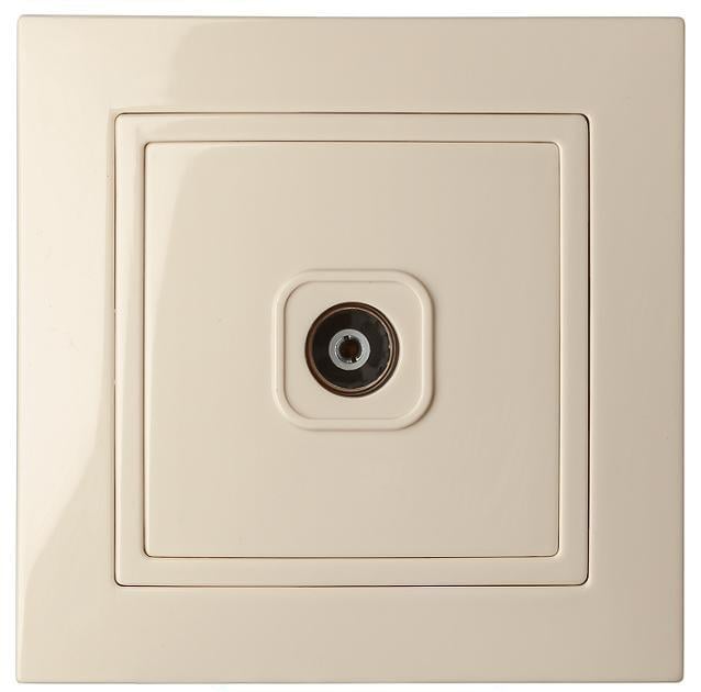 Розетка телевизионная MARSHEL ELEGANT RTV-381 Beige (RTV-381 Beige)