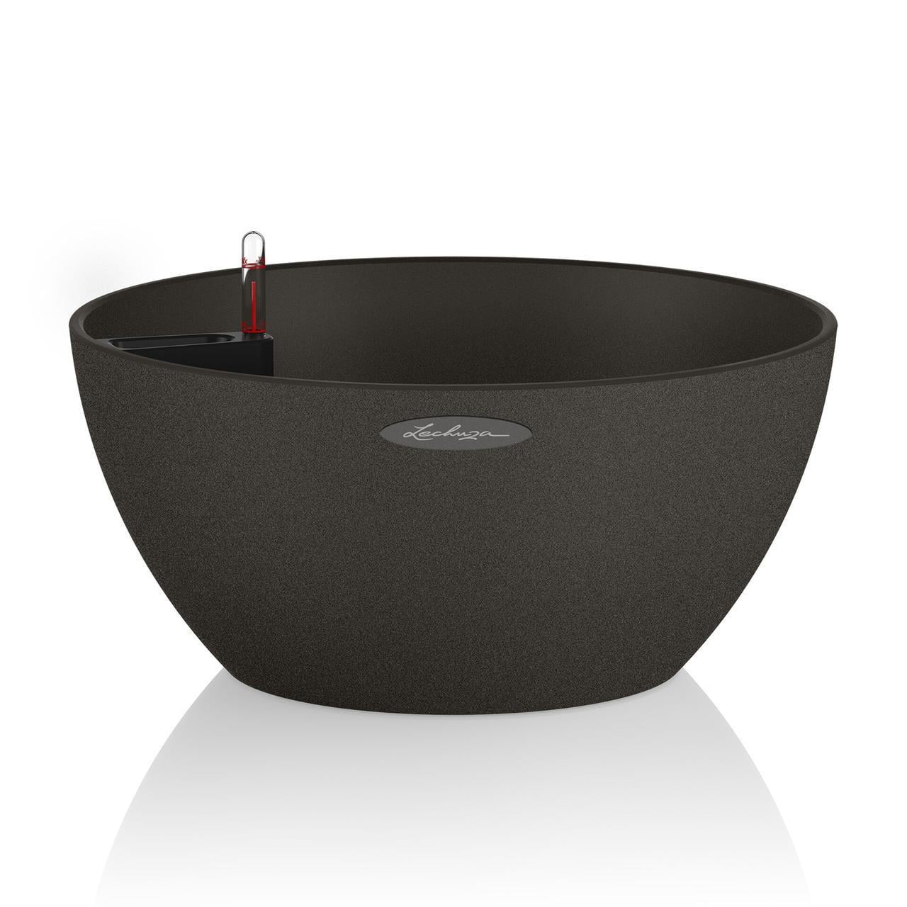 Вазон Lechuza Cubeto Stone 30 4,5 л Графітовий/Чорний (13832 Line)