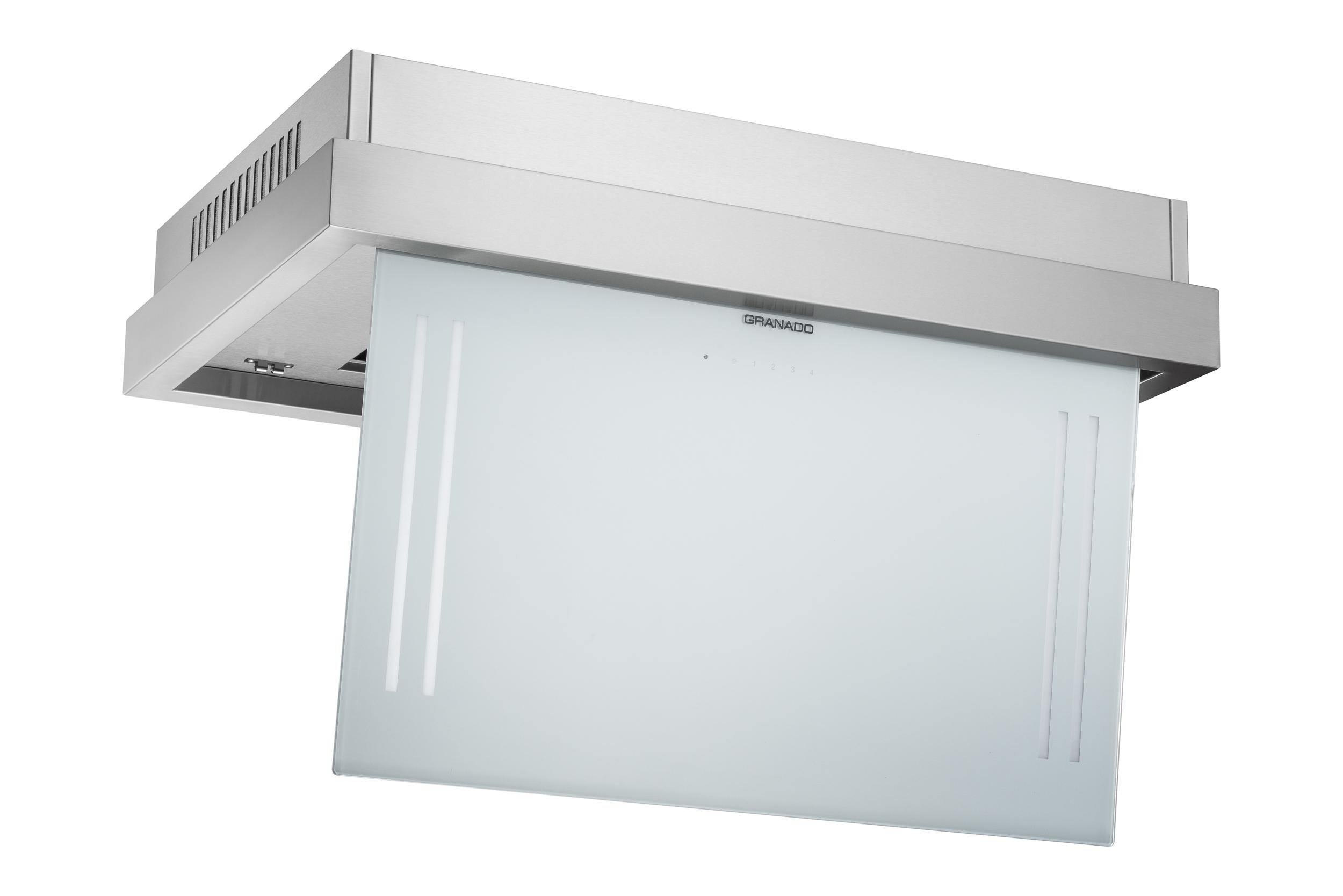 Витяжка кухонна стельова з іонізатором Granado Alia 2914-1800 Inox White glass - фото 3