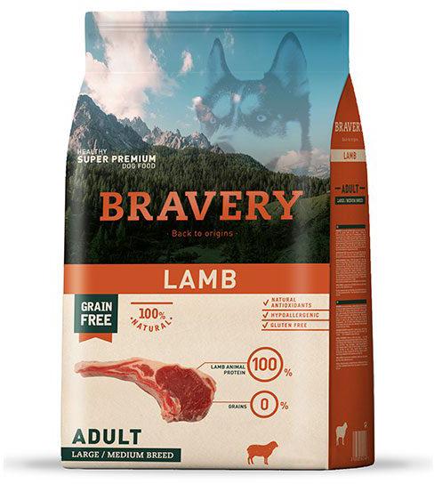 Корм для собак Bravery Lamb Large/Medium с ягненком 4 кг (99930)