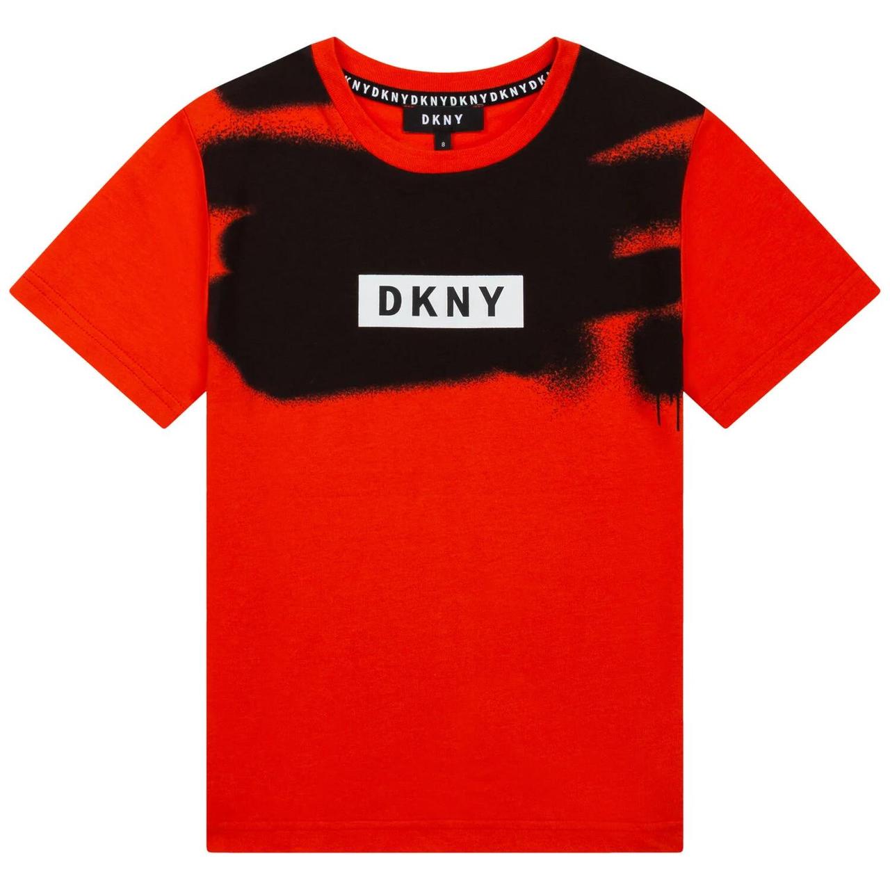 Футболка DKNY 25D72 112 см р. 6 Помаранчевий (2918741233)