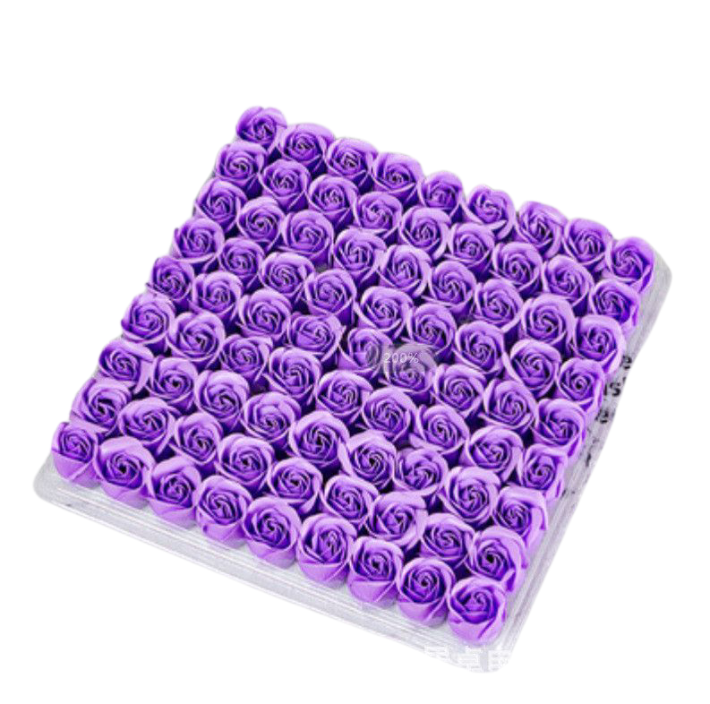Розы из мыла 81 шт. Средне-фиолетовый (2386676390)