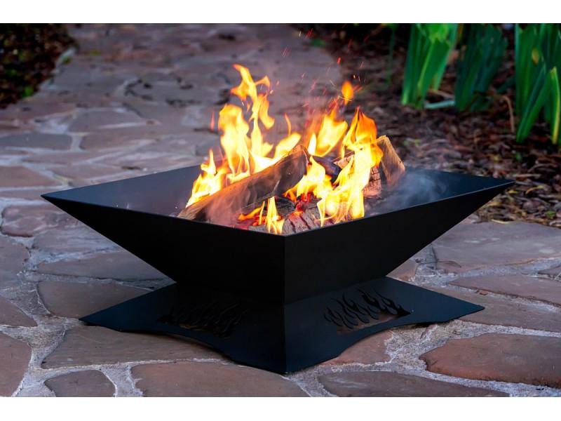 Чаша для костра Vesuvi дачная с рисунком Черный (102-15-chasha-dlya-kostra-na-dachu) - фото 2