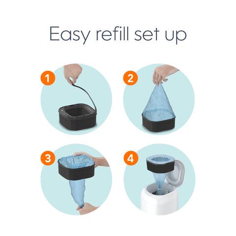 Сменная кассета Diaper Genie Jumbo Square 1 шт. (DGS-XL_1) - фото 4