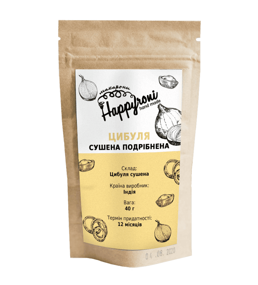 Цибуля сушена Happyroni 40 г Цибуля сушена Happyroni 40 г