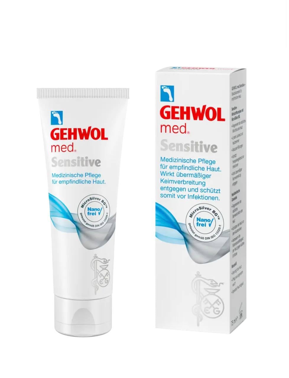 Крем для чутливої шкіри зі сріблом Gehwol Sensitive 75 мл Крем для чутливої шкіри зі сріблом Gehwol Sensitive 75 мл