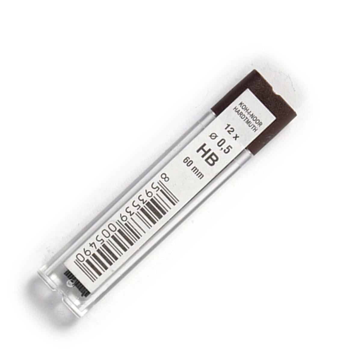 Грифелі до механічного олівця Koh-i-Noor HB 0,5 мм 12 шт. (4152.HB)