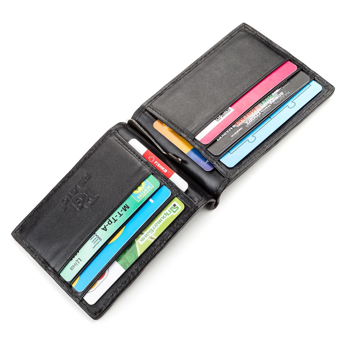 Зажим для денег Crocodile Leather 18169 из натуральной кожи крокодила Черный - фото 5