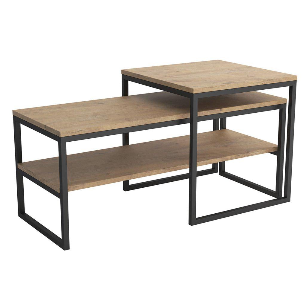 Журнальный столик модульный EcoLoft IN-2076 Лофт Коричневый (23175295)