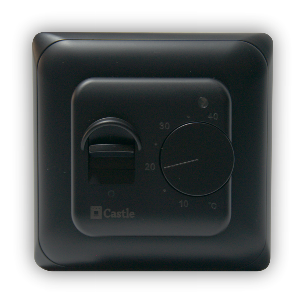 Терморегулятор Castle M5.16 Чорний матовий (437)
