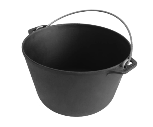 Котел чавунний туристичний Brizoll з чавунною кришкою 6 л (KT06-1) - фото 3 Котел чавунний туристичний Brizoll з чавунною кришкою 6 л (KT06-1) - фото 3