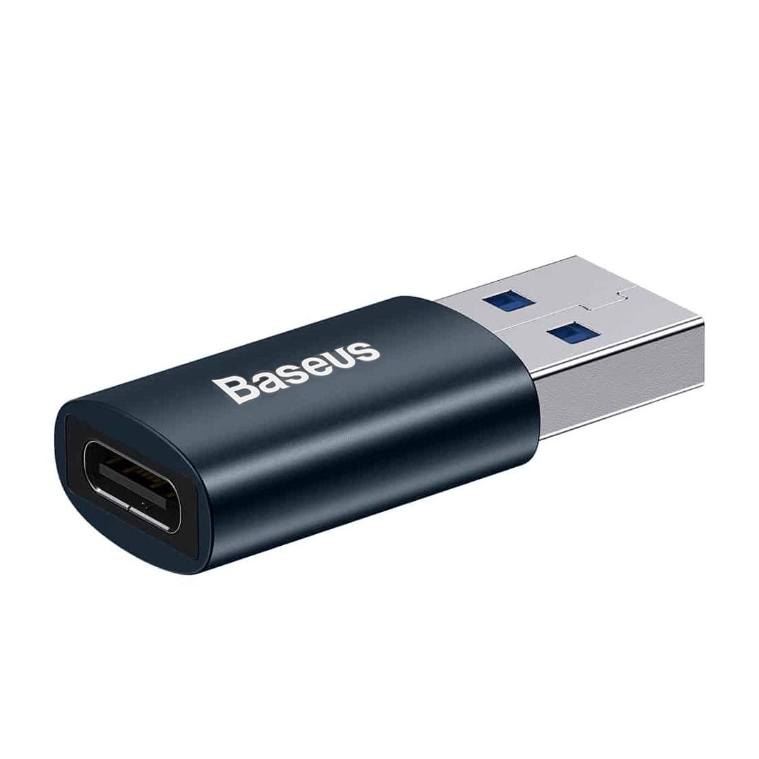 Адаптер-перехідник BASEUS OTG USB3.1 Ingenuity USB to Type-C Black (ZJJQQ000101)