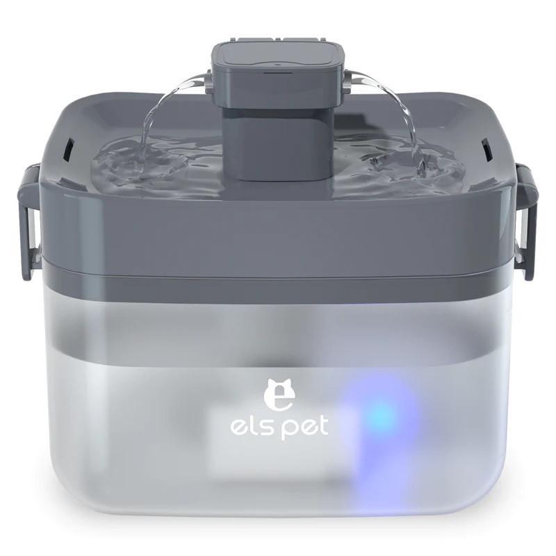 Поилка фонтан для кошек и собак ELS PET 1,5 л с фильтром и LED подсветкой (2028234428) - фото 2 Поилка фонтан для кошек и собак ELS PET 1,5 л с фильтром и LED подсветкой (2028234428) - фото 2