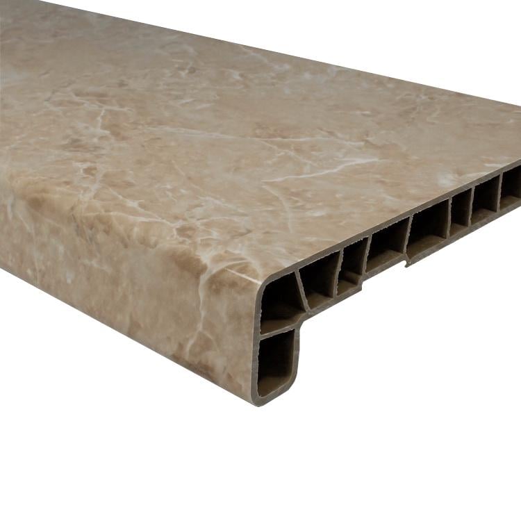 Подоконник Crystalit ПВХ 150х1000х20 мм Оникс глянцевый (25411106) - фото 2