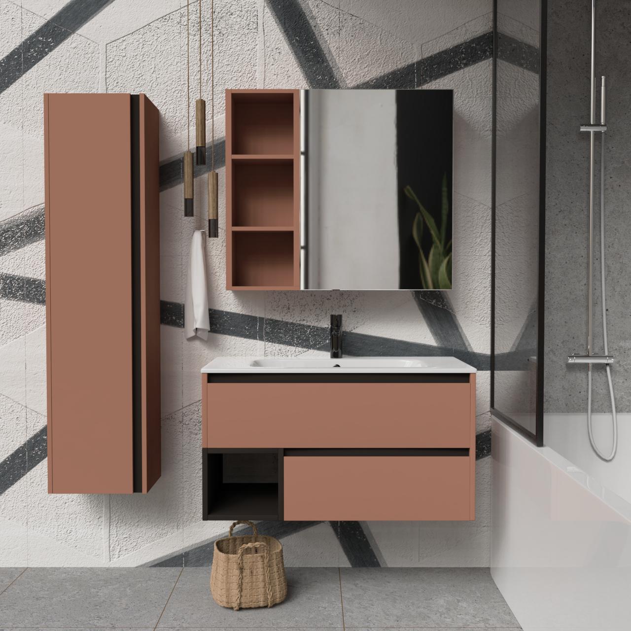 Тумба подвесная с раковиной MVK Vostok Craft 100 В2 1000х450х530 мм Сахара (c2100skh) - фото 4 Тумба подвесная с раковиной MVK Vostok Craft 100 В2 1000х450х530 мм Сахара (c2100skh) - фото 4