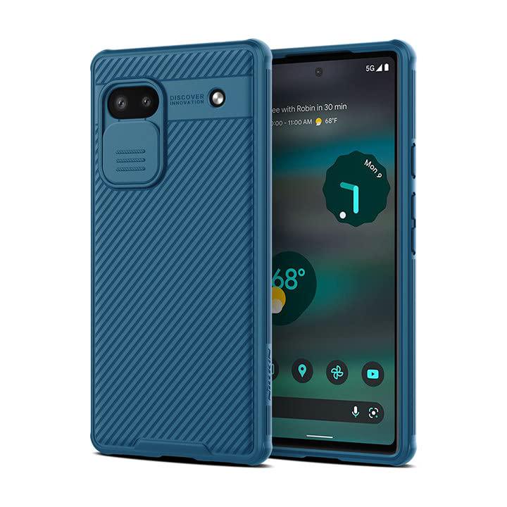 Чехол бампер Nillkin CamShield Pro для Google Pixel 6a Blue