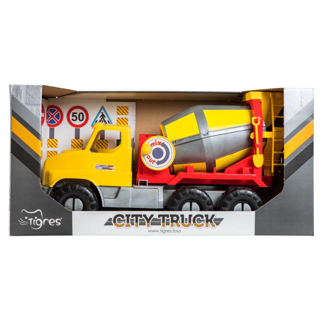 Игрушка бетономешалка Tigres City Truck - фото 3