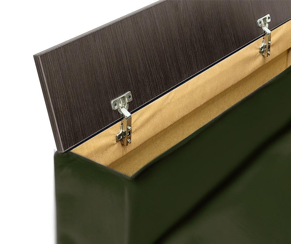 Диван трансформер Tobi Sho Kubus-120 мягкий для гостиной велюр 1600х800х1000 мм Оливковый - фото 6 Диван трансформер Tobi Sho Kubus-120 мягкий для гостиной велюр 1600х800х1000 мм Оливковый - фото 6