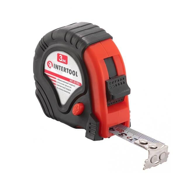 Рулетка Intertool MT-0103 із металевим полотном 3 м х 16 мм - фото 1