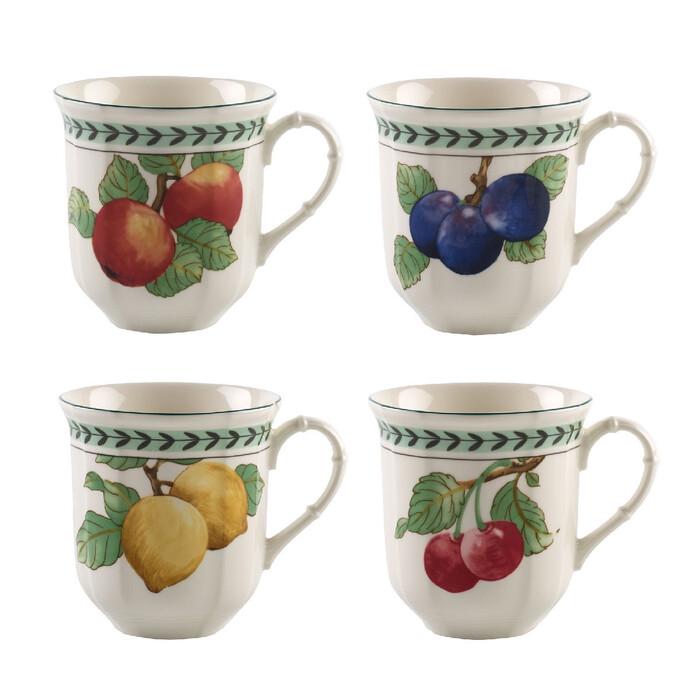 Набор кружек French Garden Modern Fruits Villeroy & Boch 480 мл 4 предмета (1042478625)