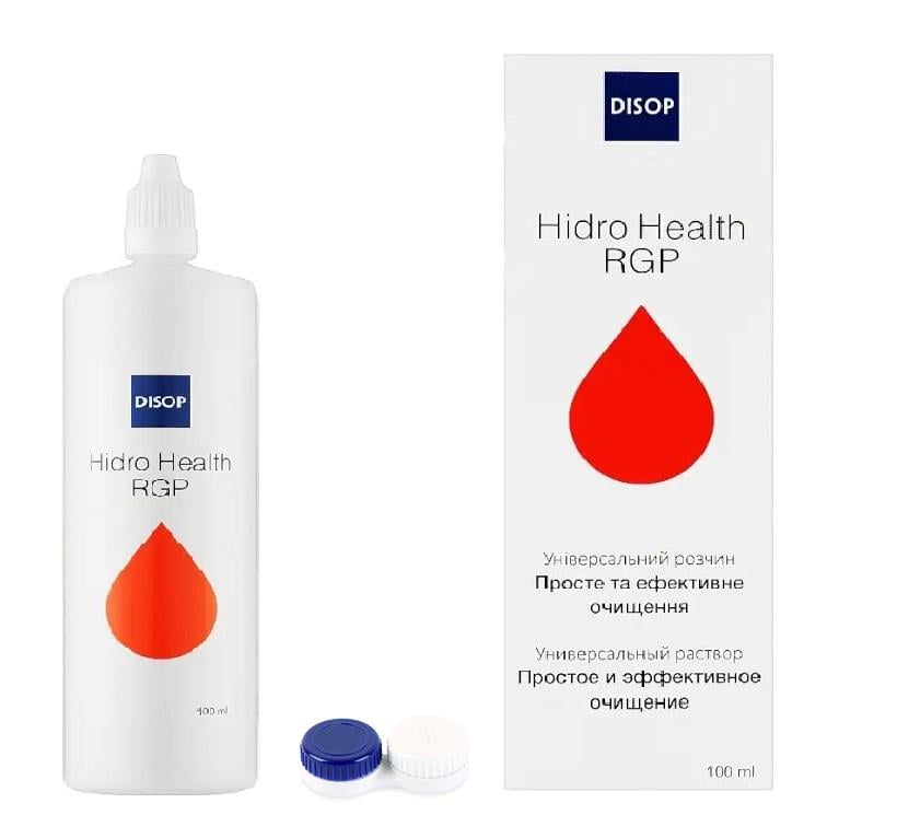 Раствор универсальный Hidro Health RPG для жестких и ночных линз 100 мл Раствор универсальный Hidro Health RPG для жестких и ночных линз 100 мл