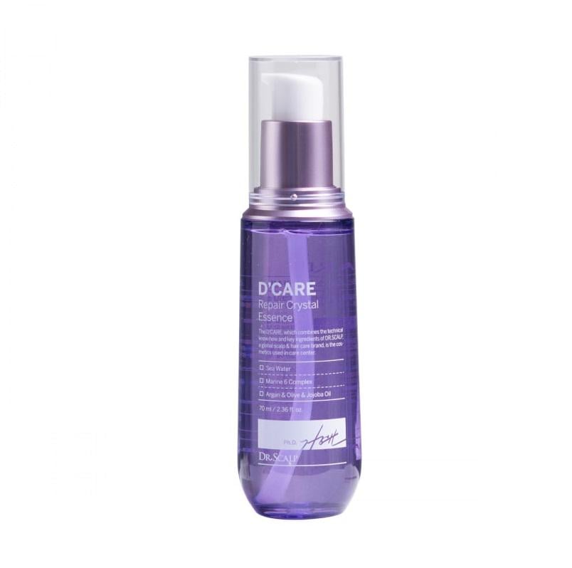 Восстанавливающая эссенция для поврежденных волос DCare Repair Cristal Essence Dr.Scalp 70 мл (8809708791423)