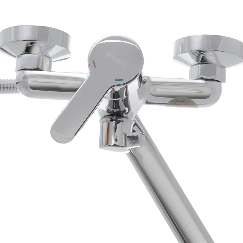 Смеситель для ванны Ibergrif SQUARE M13122 из латуни (19232593)