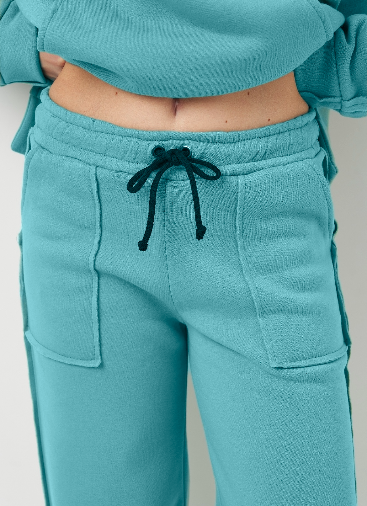 Спортивный костюм утепленный Вилена женский р. 56 Голубой (2288073103) - фото 3 Спортивный костюм утепленный Вилена женский р. 56 Голубой (2288073103) - фото 3