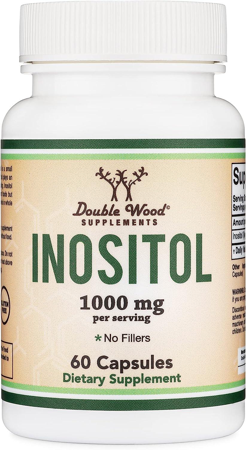 Инозитол Double Wood Supplements Inositol 1000 mg 60 capsules - фото 1