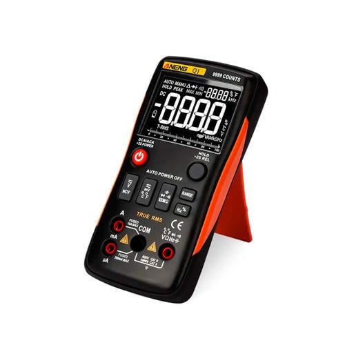 Мультиметр цифровой ANENG Q1 автовыбор True RMS 9999 отсчетов Black (709861) - фото 2 Мультиметр цифровой ANENG Q1 автовыбор True RMS 9999 отсчетов Black (709861) - фото 2