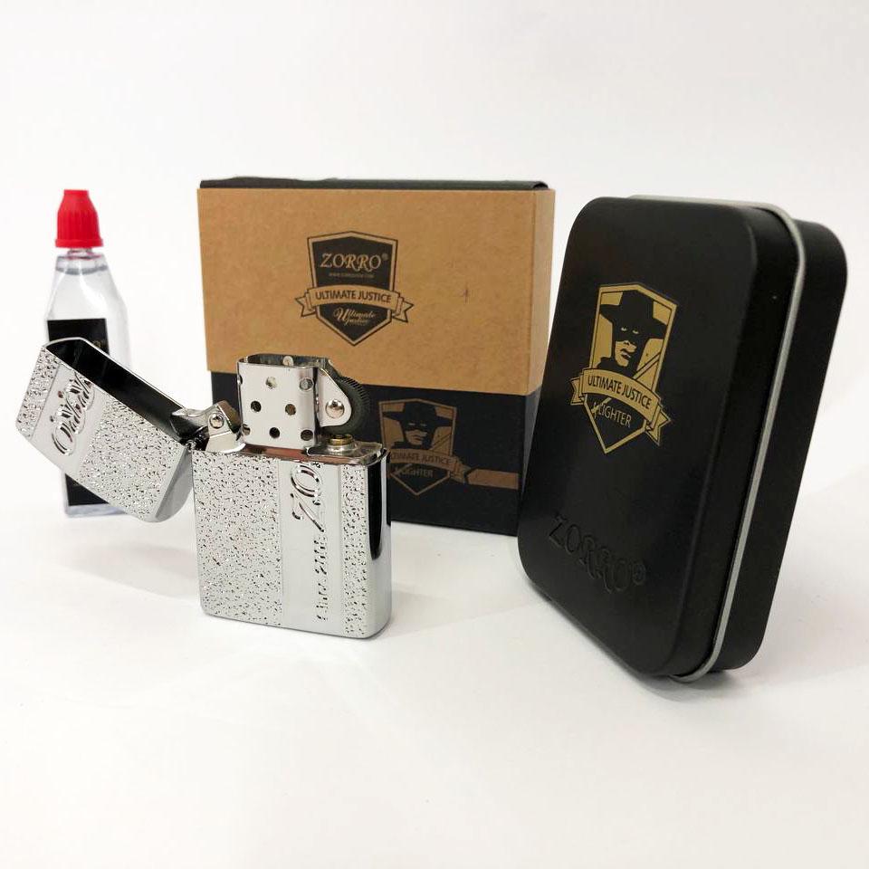 Набор для зажигалки бензиновая Zorro HL-359 Серебро (310857) - фото 6