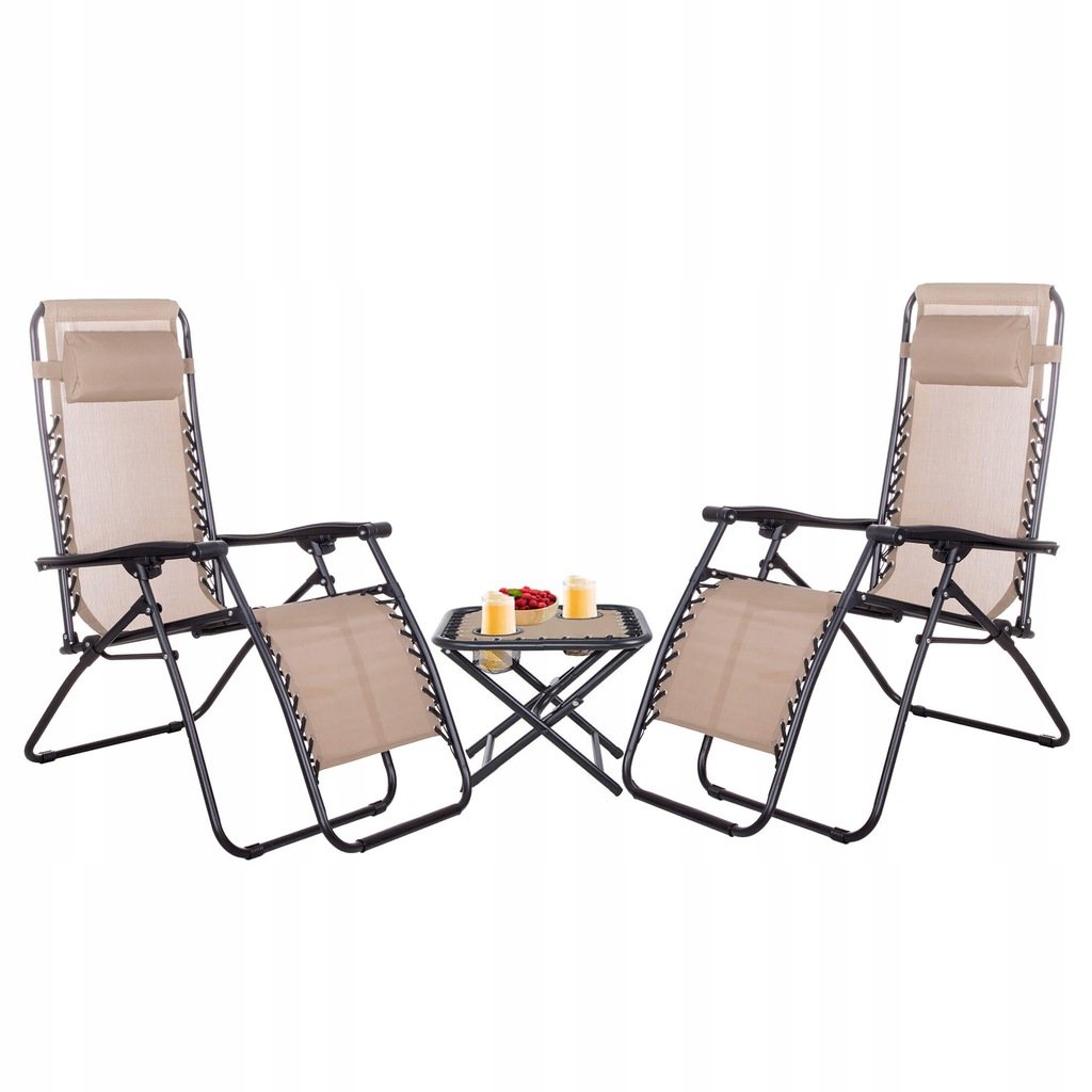 Набір Springos 2 шезлонга та столик (GC0008)