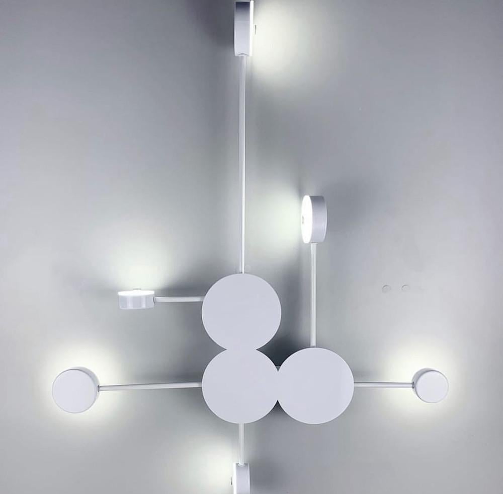 Бра на 6 плафонов в корпусе металл Белый (WJ 013/6 WT)