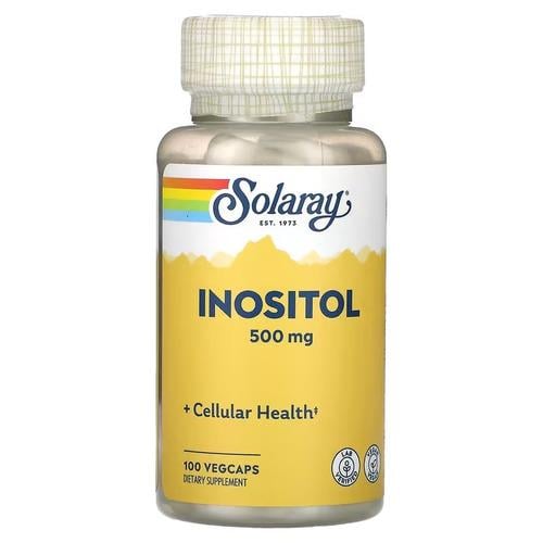 Инозитол B-8 Solaray Inositol 500 мг 100 VegCaps (SOR-04358)
