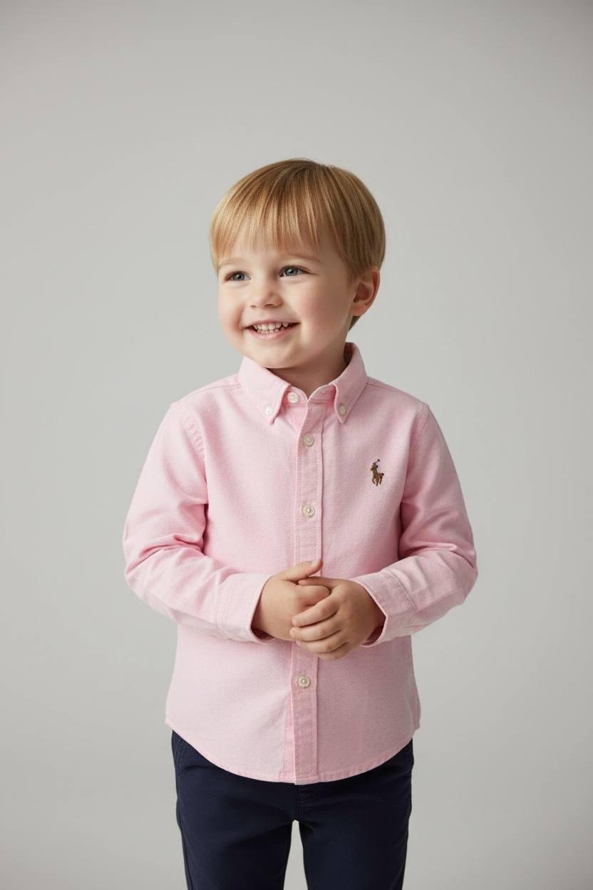 Рубашка Polo Ralph Lauren 3 года 98 см Розовый (001300134)