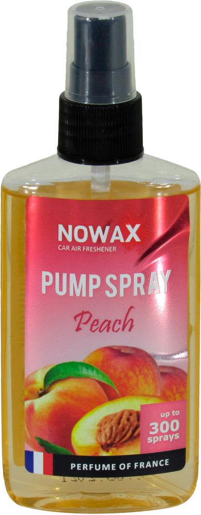 Ароматизатор для авто Nowax Pump Spray Peach на зеркало спрей 75 мл (0307813)