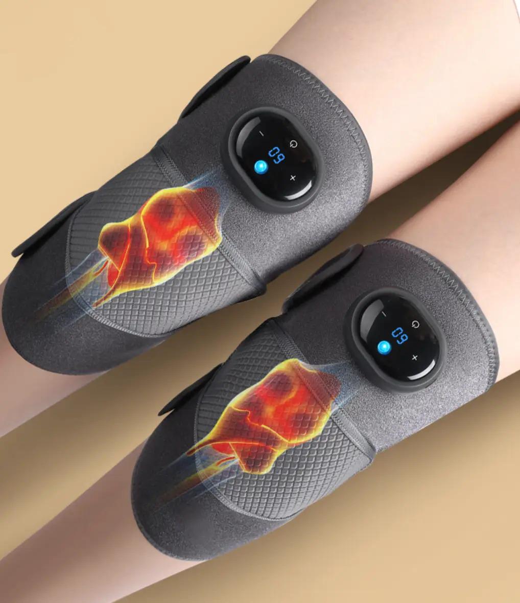 Массажер для коленного сустава Elite Knee-Support вибрационный с инфракрасным подогревом (10161) - фото 3
