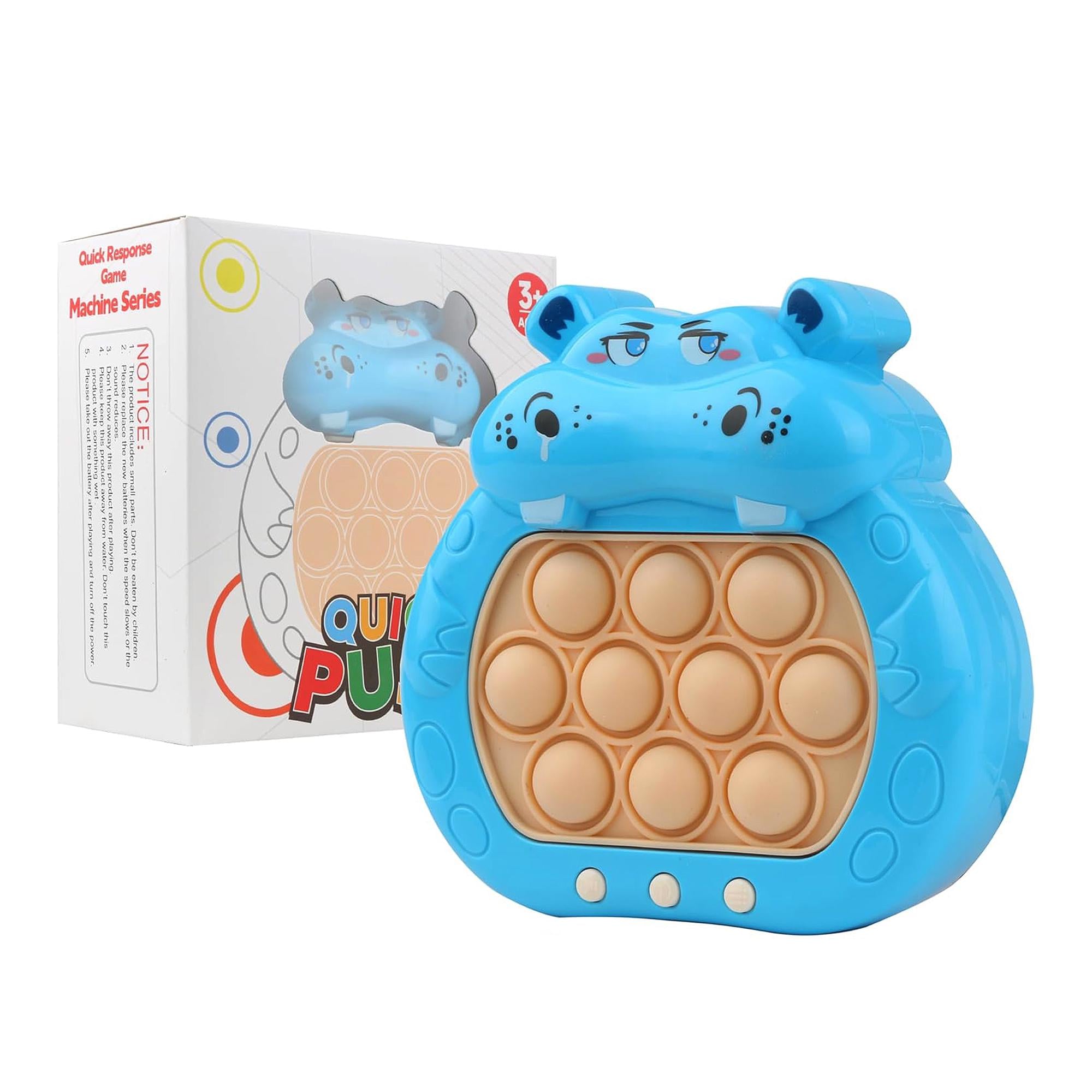 Интерактивная игрушка Quick Push Game Pop It Hippopotamus Blue (13160489)