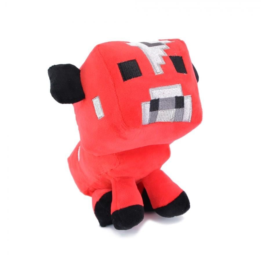 Мягкая игрушка Майнкрафт Корова Грибная 20 см Красный