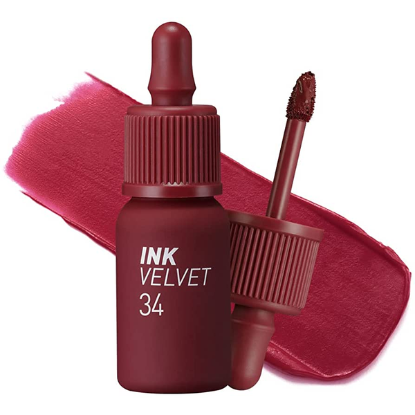 Тінт Peripera Ink Velvet №034 Smoky для губ з матовим ефектом 4 г Red