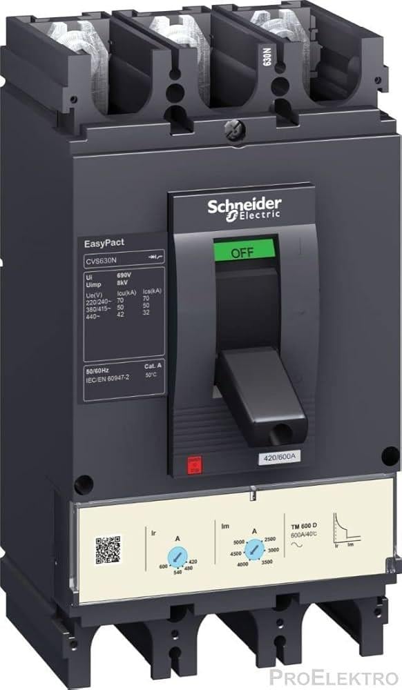 Автоматичний вимикач Schneider Electric LV540505 400A Автоматичний вимикач Schneider Electric LV540505 400A